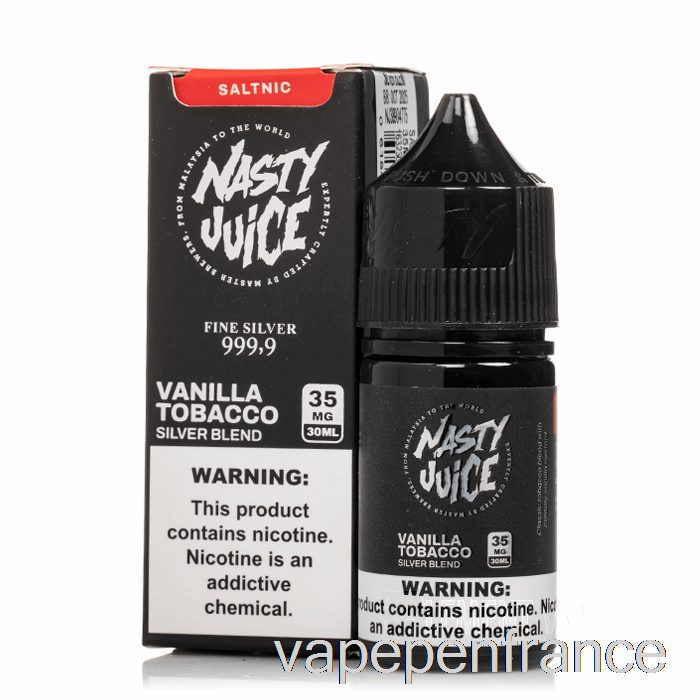 Mélange D'argent - Sel Méchant - Stylo Vape 30 Ml 35 Mg